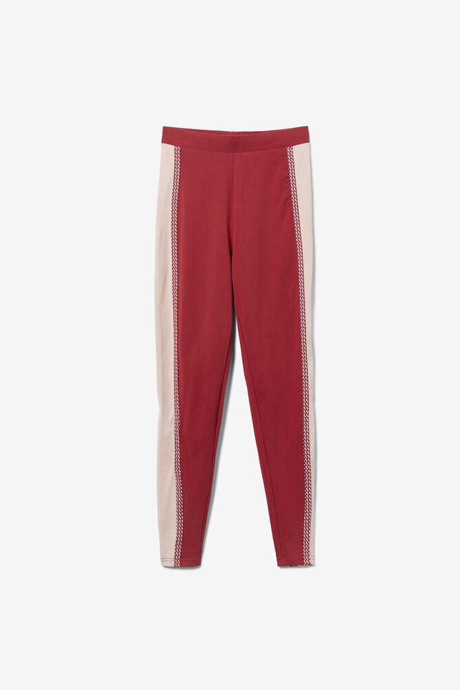 Fila Ona Leggings Red - Womens - 31967KVQC